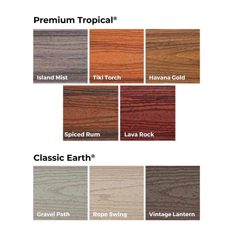 Choosing Trex Decking Color for Your Outdoors Trex RainEscape