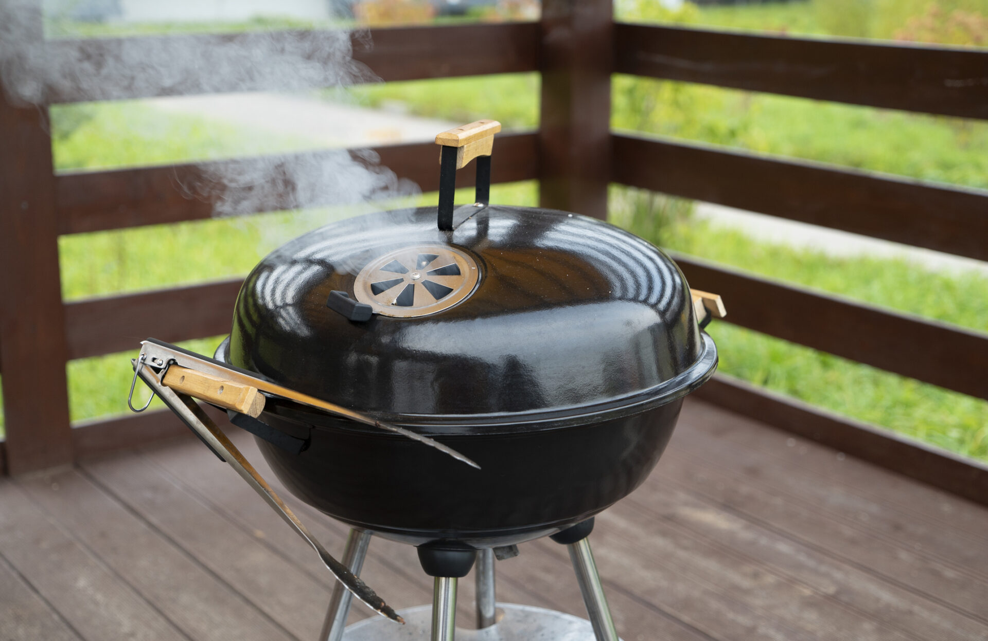 Is it Safe to Grill on a Wood Deck Trex RainEscape